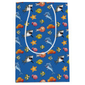 Unter den Meerestieren, Muster des Unterwassers Mittlere Geschenktüte (Vorderseite)