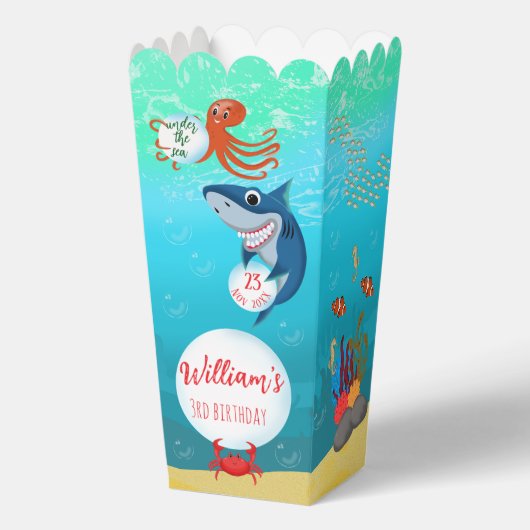 Unter den Meerestieren Wasserblasen Geschenkschachtel (Vorderseite)