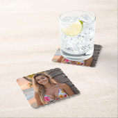 Unter den Palmen: Helenas Küstenwanderung Untersetzer (Vor Ort)