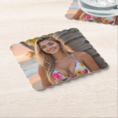 Unter den Palmen: Helenas Küstenwanderung Untersetzer (angewinkelt)