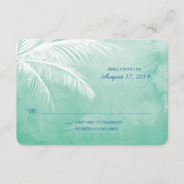 Unter den Palmen | RSVP Karte