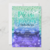 Unter den Party Einladungen des tropischen Ozeans (Vorderseite)