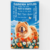 Unter den POPPIES Chow Garden Banner 3'x5' (Vertikal)