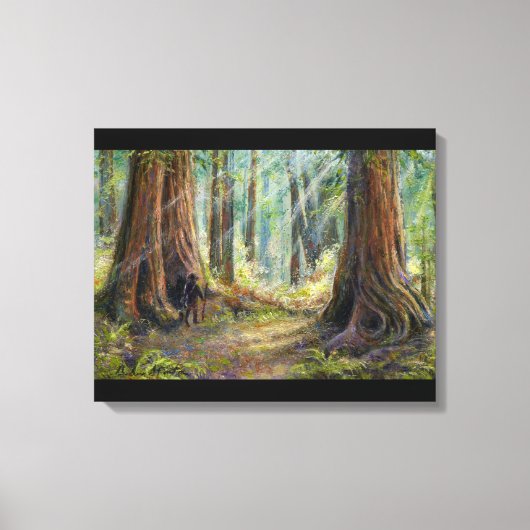 Unter den Redwoods Leinwanddruck (Vorderseite)