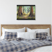 Unter den Redwoods Leinwanddruck (Insitu (Schlafzimmer))