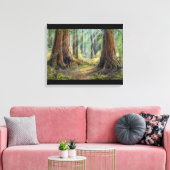 Unter den Redwoods Leinwanddruck (Insitu (Wohnzimmer))