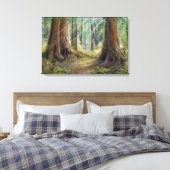 Unter den Redwoods Leinwanddruck (Insitu (Schlafzimmer))