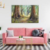 Unter den Redwoods Leinwanddruck (Insitu (Wohnzimmer))