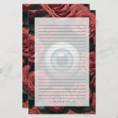 Unter den Rose gesehen Briefpapier (Vorne/Hinten)