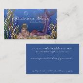 Unter den Seeblonden Meerjungfrau-Visitenkarten Visitenkarte (Vorne/Hinten)