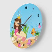 Unter den Seemeerjungfrau-Wanduhren Große Wanduhr (Winkel)