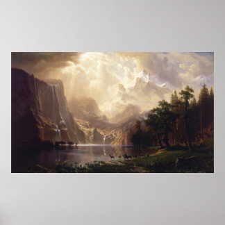 Unter den Sierra Nevada, CA von Albert Bierstadt Poster