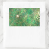 Unter den Smaragdmeerklebern Rechteckiger Aufkleber (Tasche)