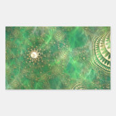 Unter den Smaragdmeerklebern Rechteckiger Aufkleber (Vorderseite)