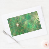 Unter den Smaragdmeerklebern Rechteckiger Aufkleber (Umschlag)