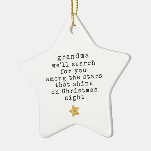 Unter den Stars Memorial Love Memory Keramik Ornament (Links)