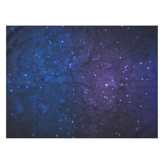 Unter den Sternen der Galaxie Tischdecke (Vorderseite (Horizontal))