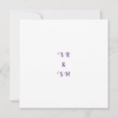 Unter den Sternen: Eine Feier der Liebe Einladung (Rückseite)