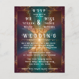 "Unter den Sternen: Eine Feier der Liebe" Postkarte