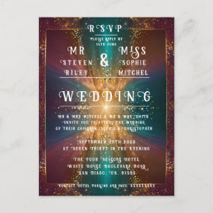 "Unter den Sternen: Eine Feier der Liebe" Postkarte