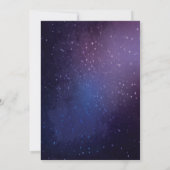 Unter den Sternen Einladung zum Geburtstag (Rückseite)