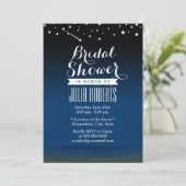 Unter den Sternen Einladungen zur Brautdusche (Stehend Vorderseite)