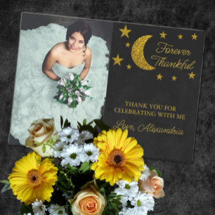 Unter den Sternen Geburtstag Dankeskarte