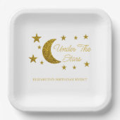 Unter den Sternen Geburtstag Pappteller (Vorderseite)