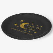 Unter den Sternen Geburtstag Pappteller (Schrägansicht)