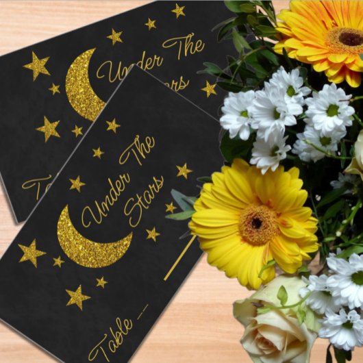 Unter den Sternen Geburtstag Platzkarte