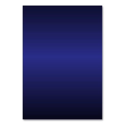 Unter den Sternen in dunkelblauer Platzkarte Tischnummer (Rückseite)