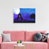 Unter den Sternen Leinwanddruck (Insitu (Wohnzimmer))