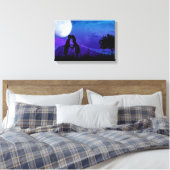 Unter den Sternen Leinwanddruck (Insitu (Schlafzimmer))