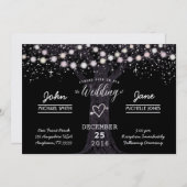 Unter den Sternen: Perlen-Schimmer, Umschläge Einladung (Vorne/Hinten)