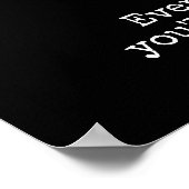 Unter den Sternen - Poster Zitat - Druck (Ecke)