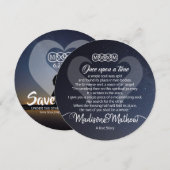 Unter den Sternen Save the Date (Vorne/Hinten)