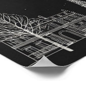 Unter den Sternen von Paris I Poster (Ecke)