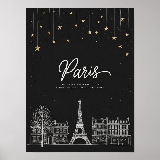 Unter den Sternen von Paris I Poster (Vorne)