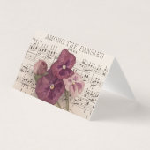 Unter den Stiefmütterchen-Karten (Vorderseite)