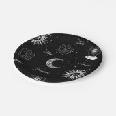 Unter den Tellern des Mondhefestes Pappteller (Schrägansicht)