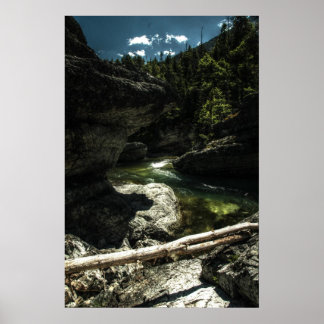 Unter den Wasserfällen Poster