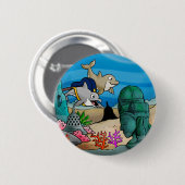 Unter den Wellen - Der Buddha-Fund Button (Vorne & Hinten)