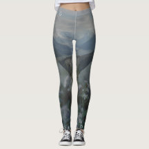 Unter den Wildblumen-Gebirgseinstellungs-Leggings