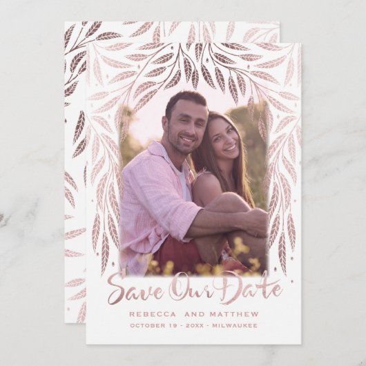 Unter den Willows 2 Foto Save the Date (Vorne/Hinten)