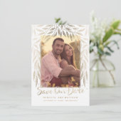 Unter den Willows Save the Date Foto die Einladung (Stehend Vorderseite)