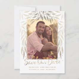 Unter den Willows Save the Date Foto die Einladung