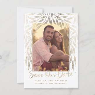 Unter den Willows Save the Date Foto die Einladung