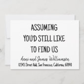 Unter der Annahme, dass Sie uns noch immer lustig  Ankündigung (Vorderseite)