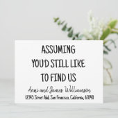 Unter der Annahme, dass Sie uns noch immer lustig Ankündigung (Stehend Vorderseite)