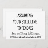 Unter der Annahme, dass Sie uns noch immer lustig Ankündigung (Vorne/Hinten)